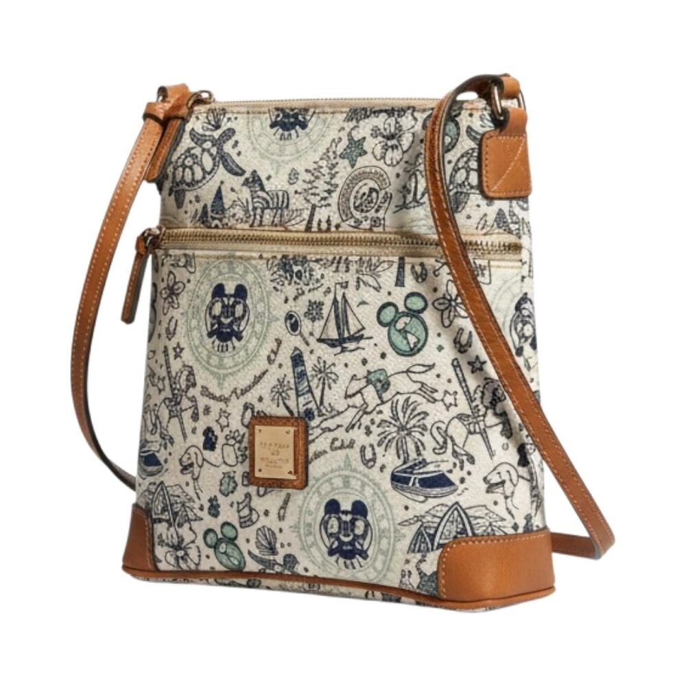 Disney Dooney & Bourke DVC 25th Anniversary Letter Carrier Crossbody Bag 2016